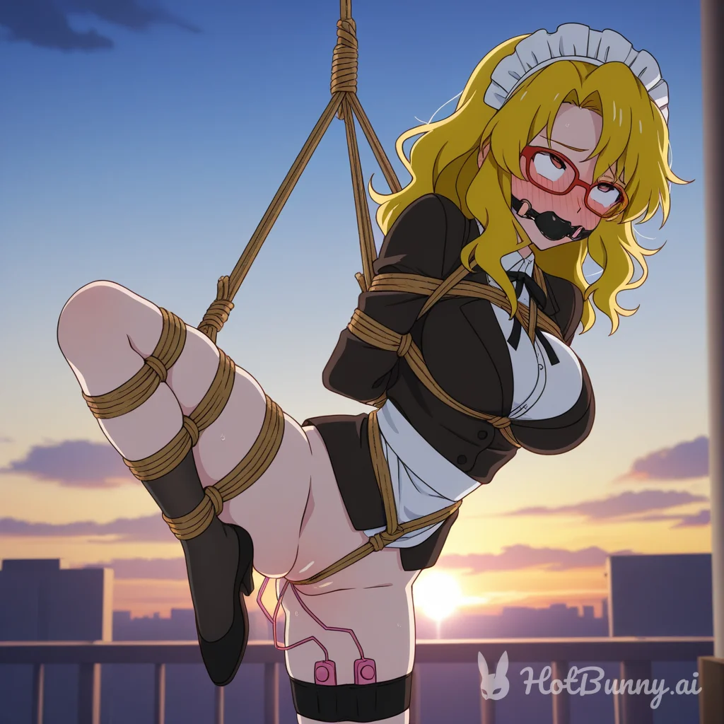Bondage Maid Blonde Ai Hentai