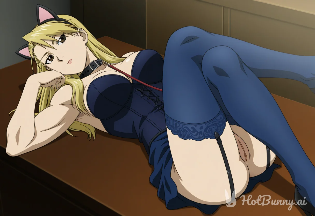 Riza Hawkeye Cat Girl Ai Hentai