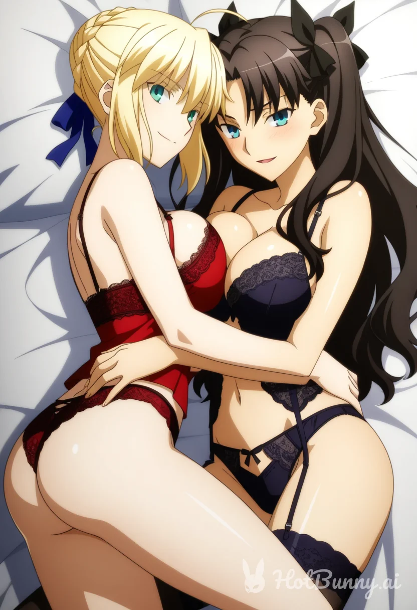 Bed Invitation - Rin & Saber