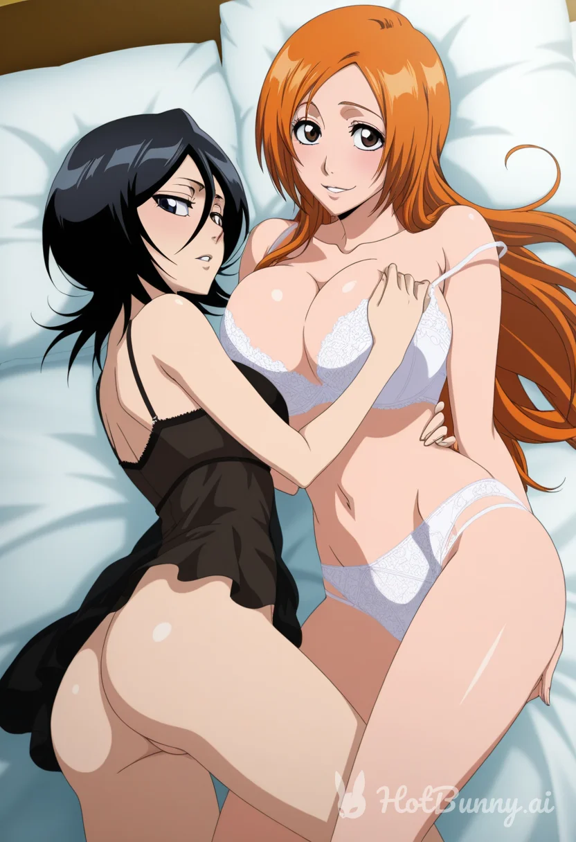 Bed Invitation - Orihime & Rukia
