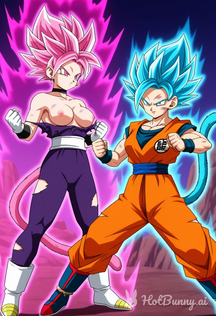 Son Goku and Vegeta Gender Swap Ai Hentai