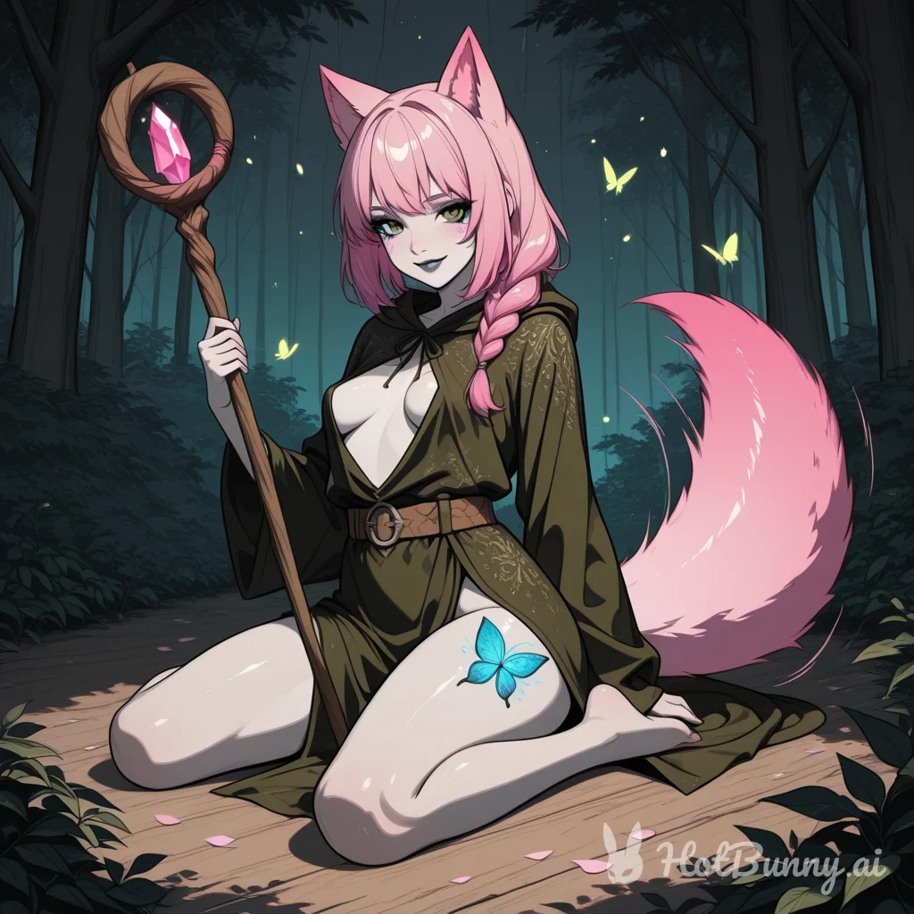 Warrior Of Light from Final Fantasy Wolf Girl Ai Hentai