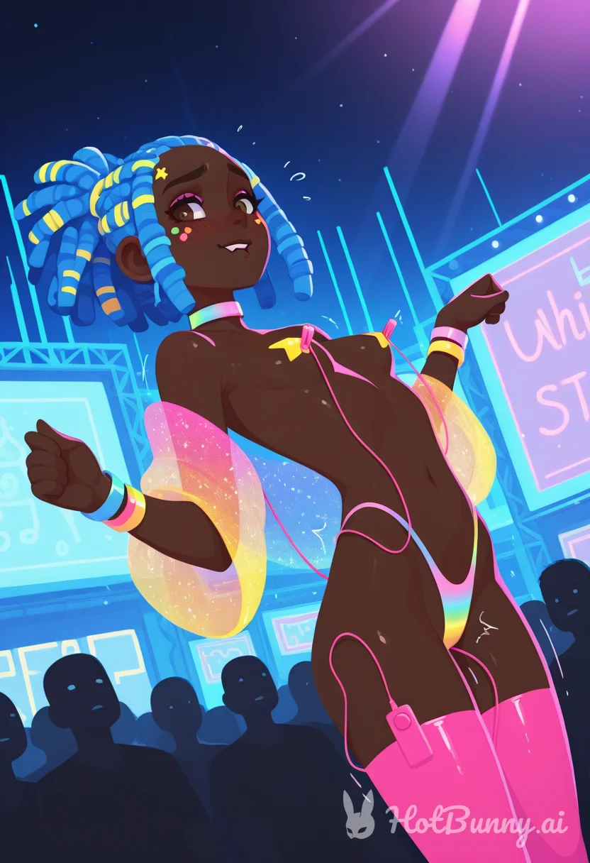 Public Black Swimsuit Ai Hentai