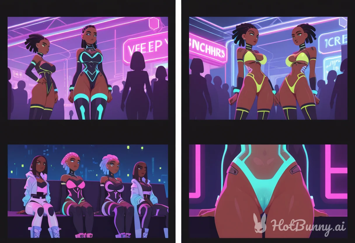 Ebony Swimsuit Cyberpunk Ai Hentai