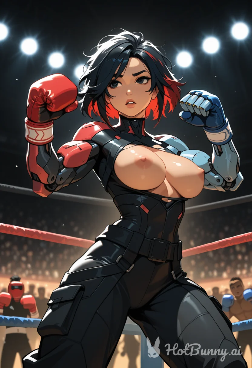He torn up my suit !