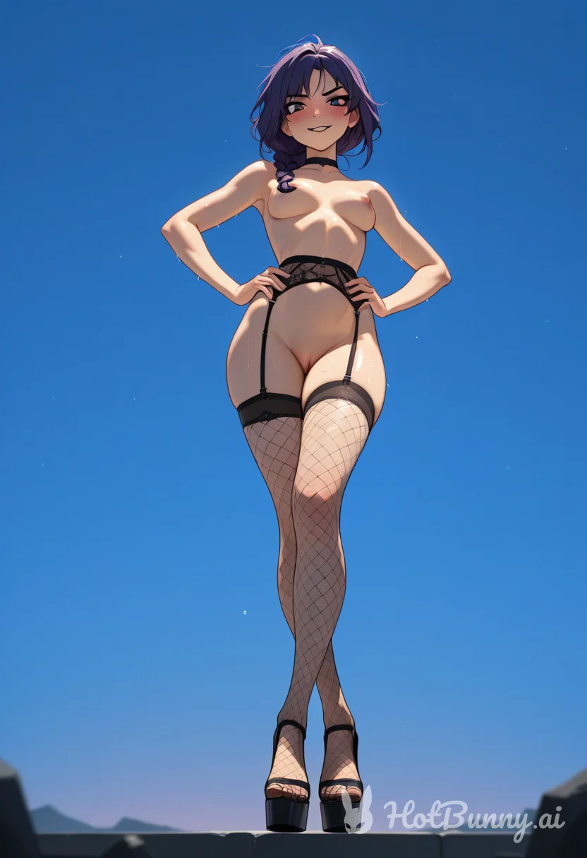 Raiden Shogun and Hiroi Kikuri Ai Hentai