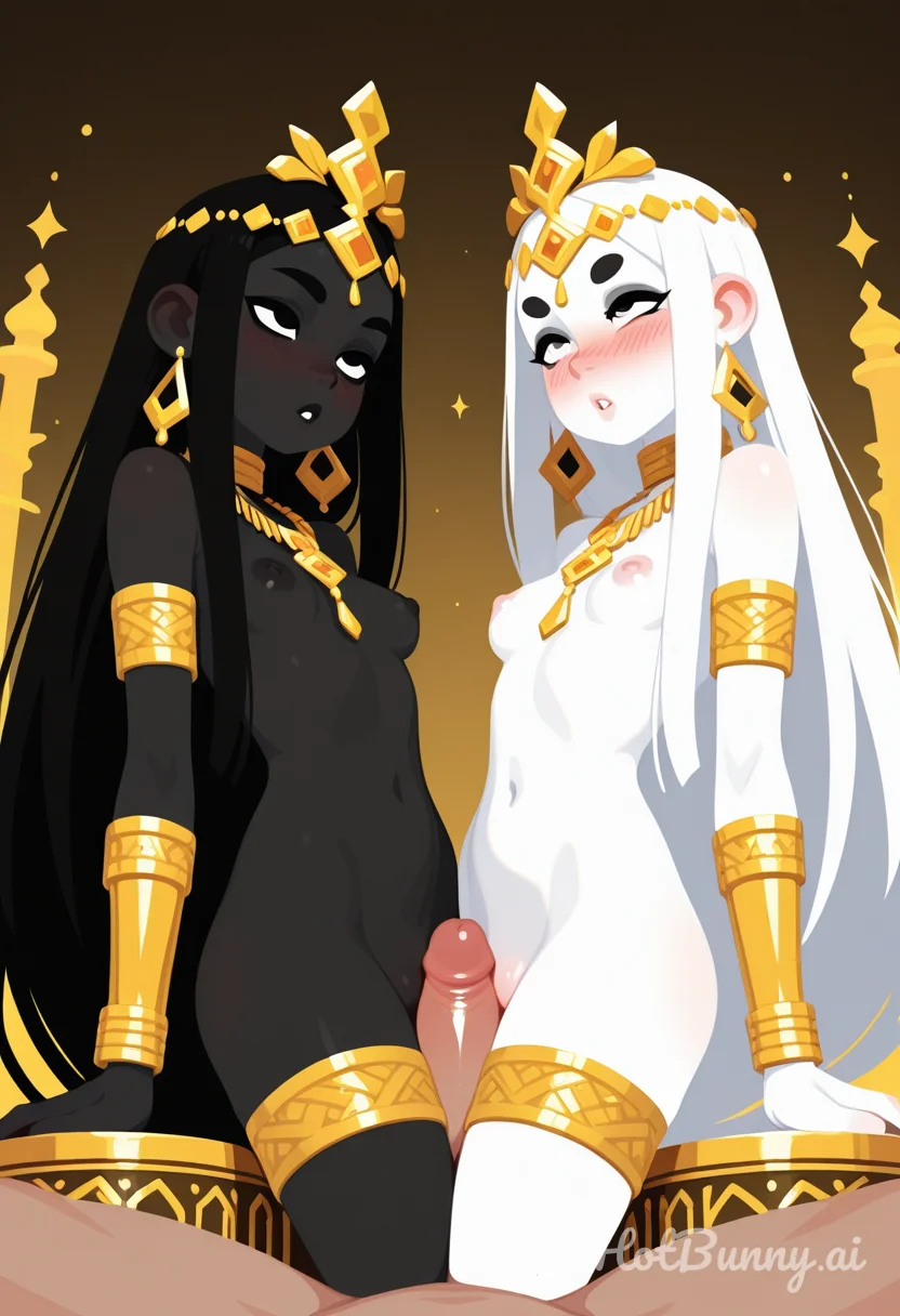 Threesome Black Ai Hentai