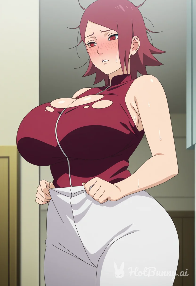Sarada Uchiha bimbofication