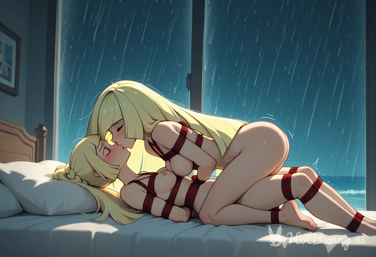 Lusamine from Pokemon Bondage Ai Hentai