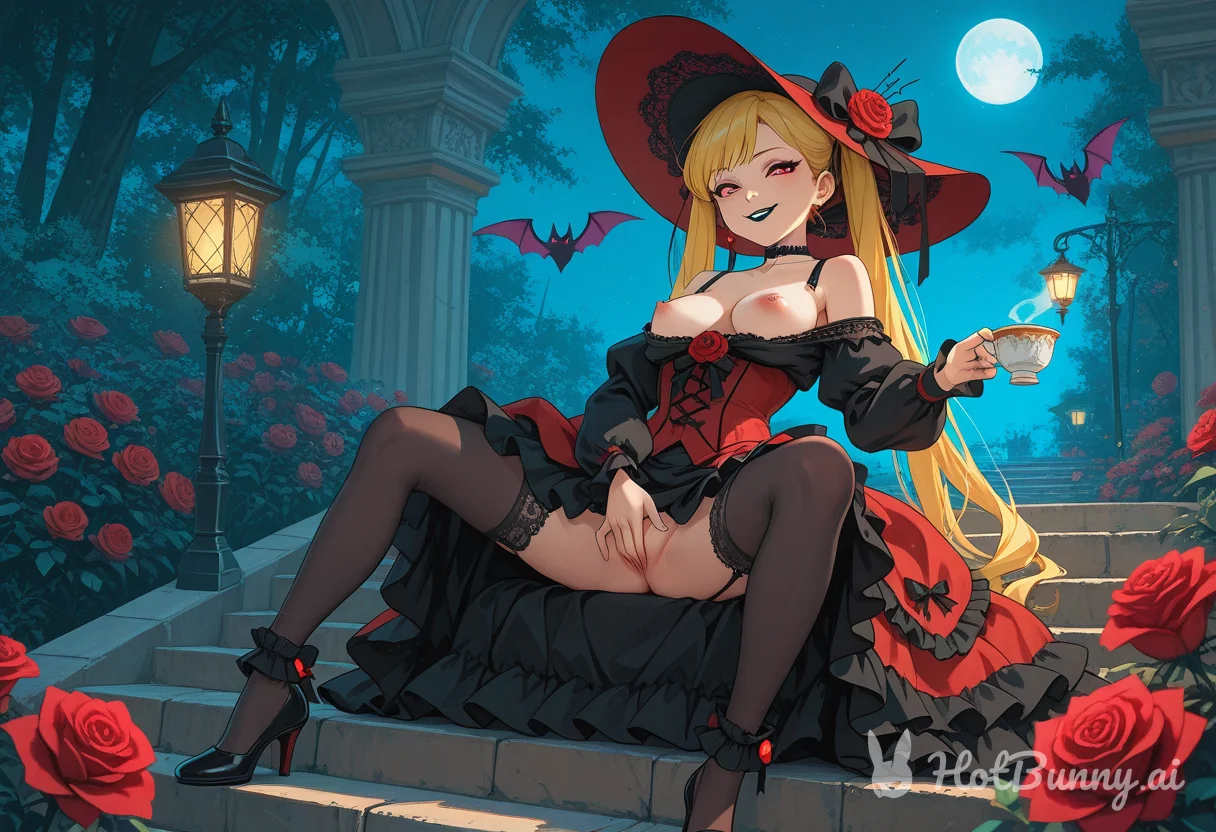 Vampire Masturbation Blonde Ai Hentai