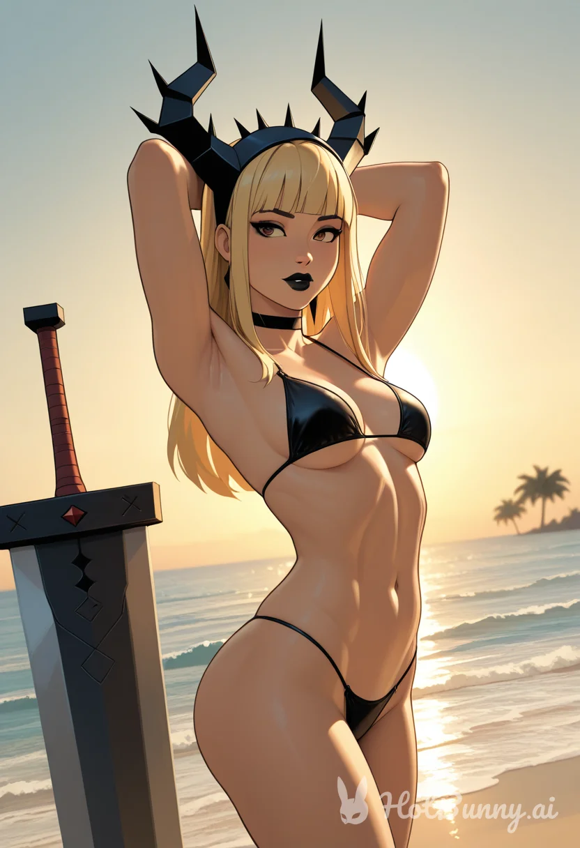 Swimsuit Blonde Ai Hentai