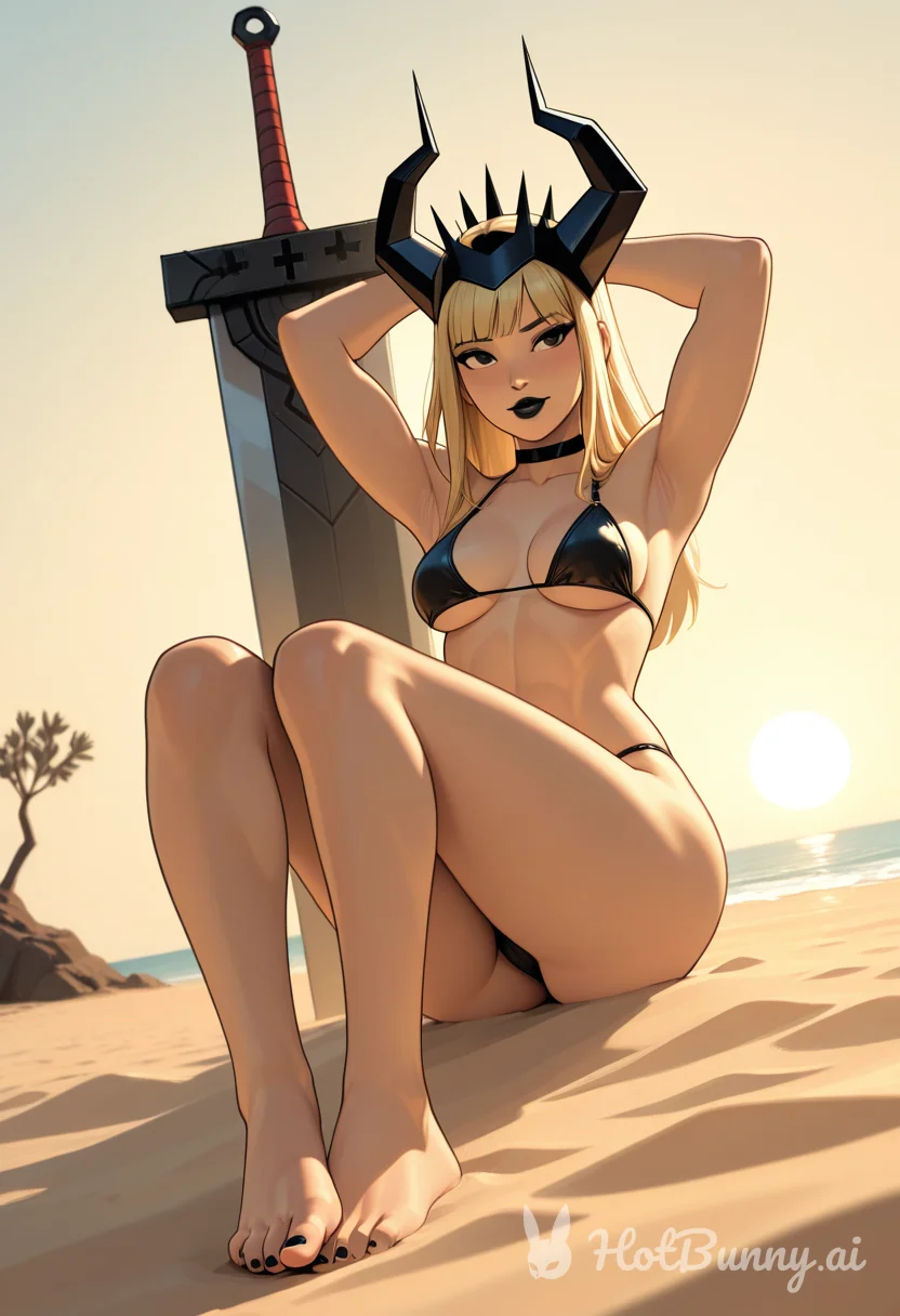 Swimsuit Blonde Ai Hentai