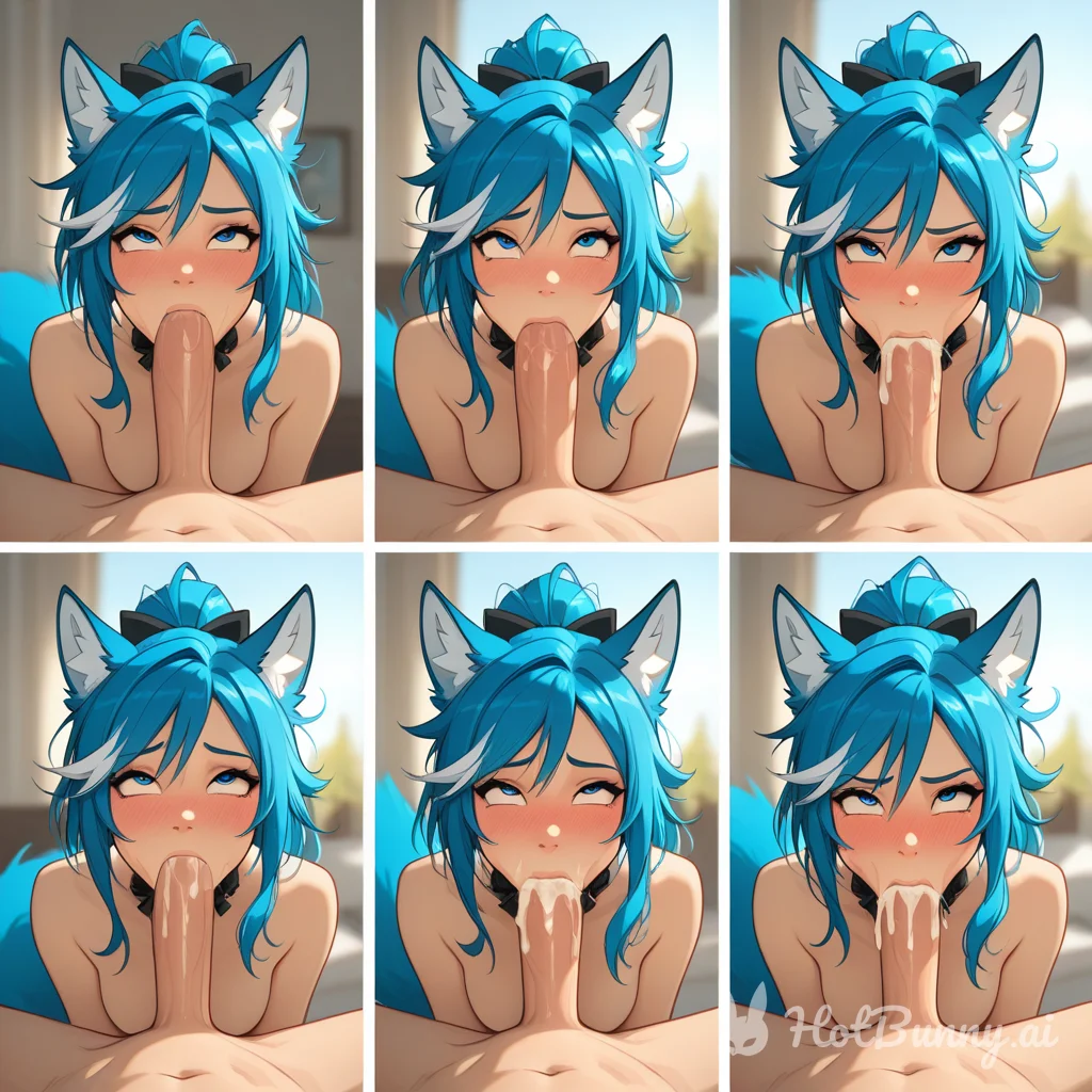 Fox Girl Blowjob Vtuber Ai Hentai