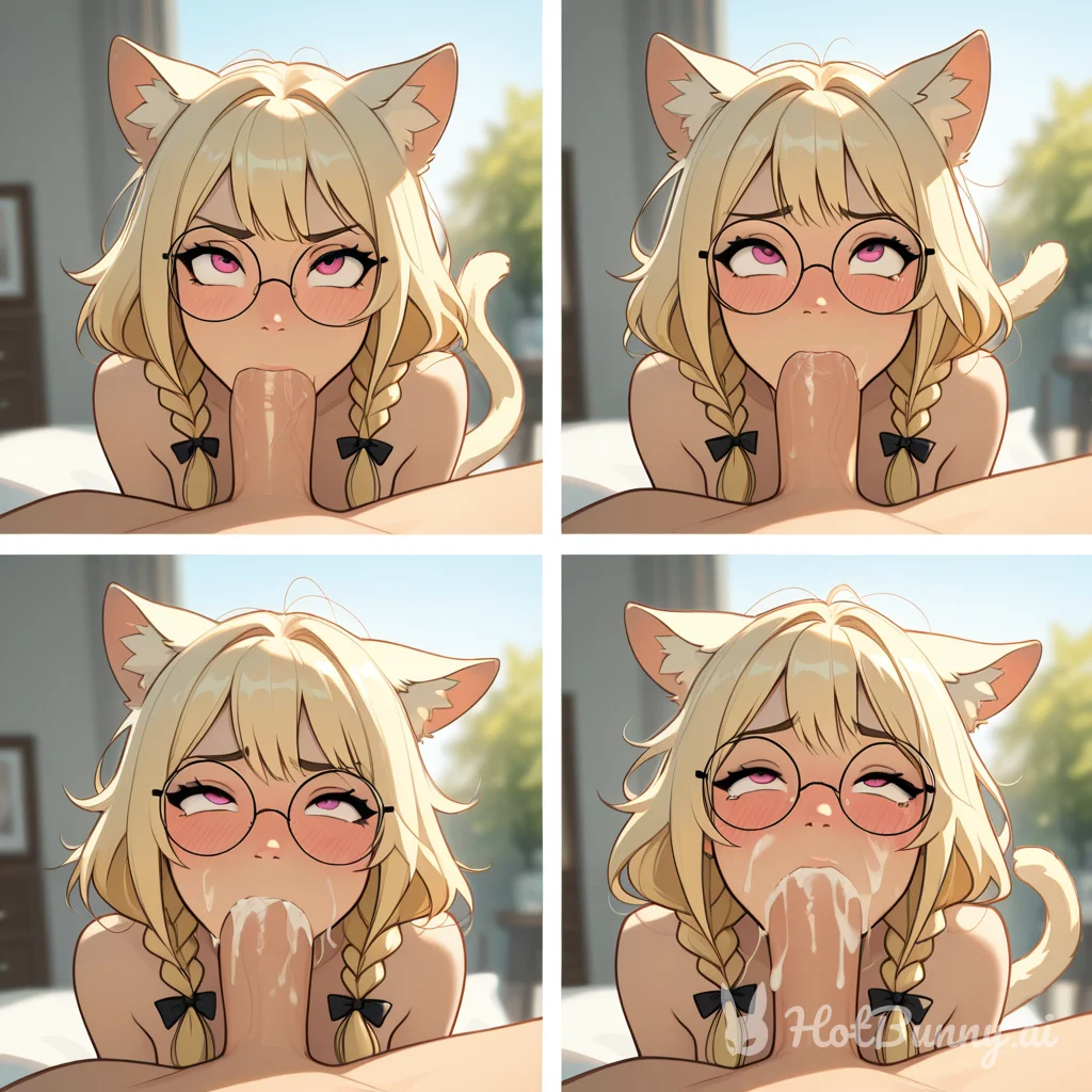Cat Girl Blowjob Blonde Ai Hentai