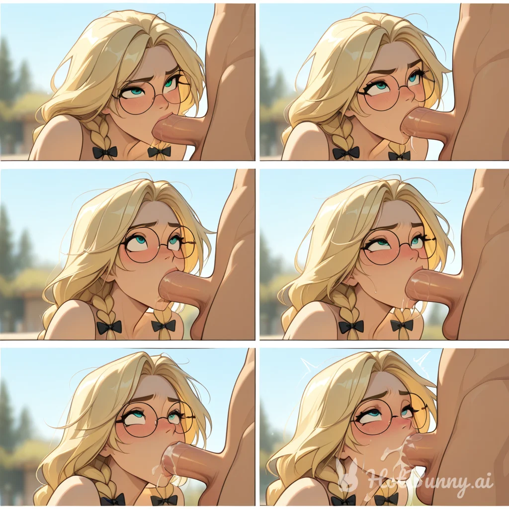 Blowjob Blonde Ai Hentai
