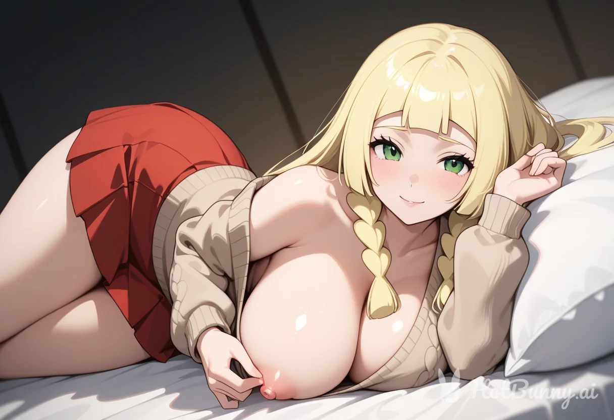 Lusamine from Pokemon Ai Hentai