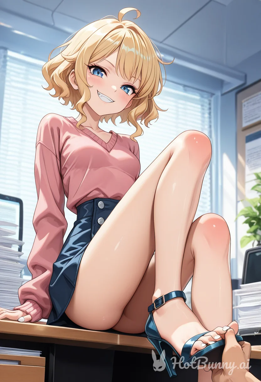 Office Blonde Pov Ai Hentai