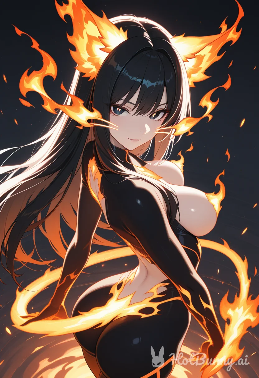 Fire kitty