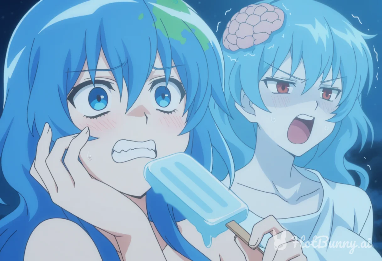 Earth chan's brain freeze
