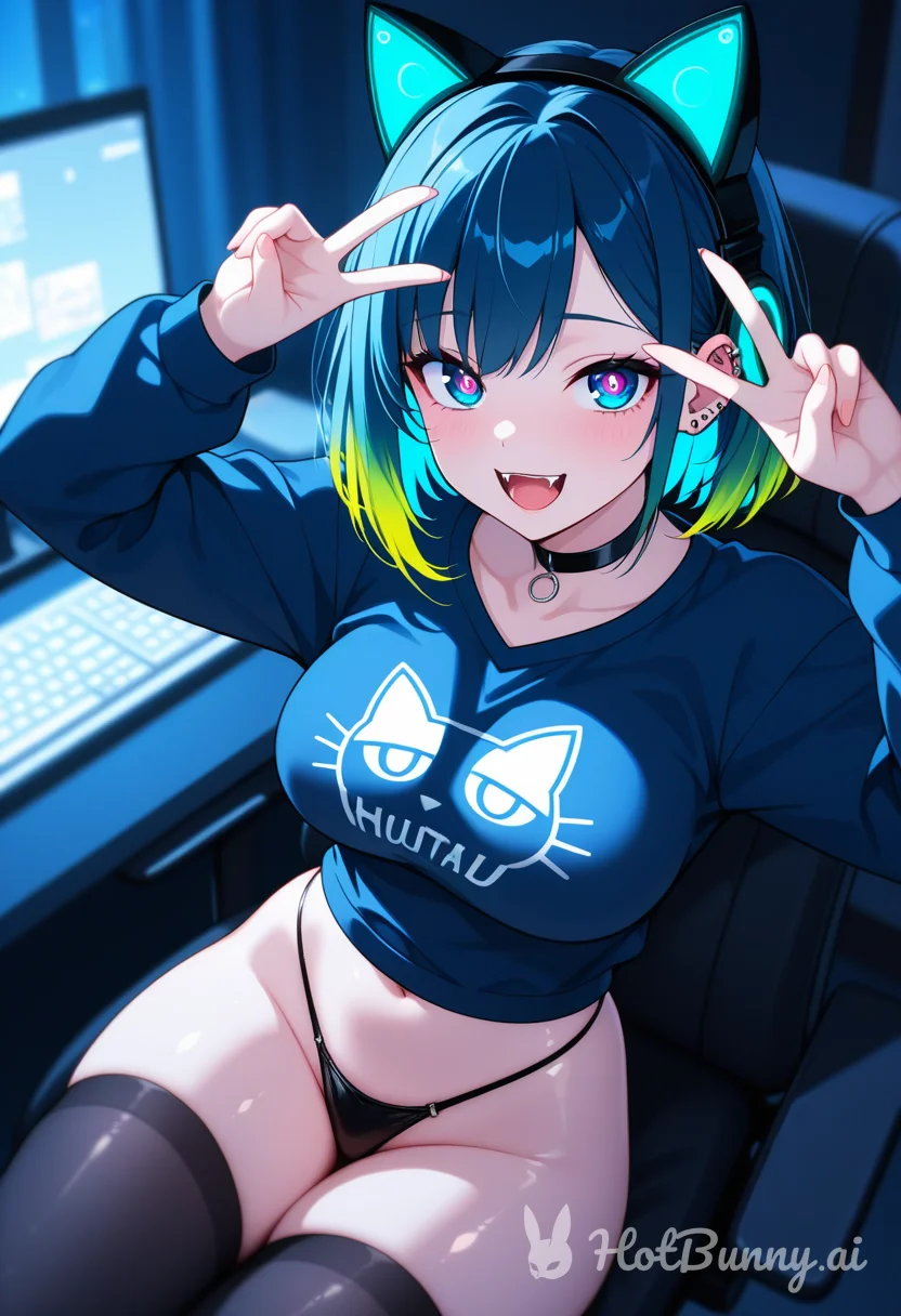 Cat Girl Blonde Ai Hentai
