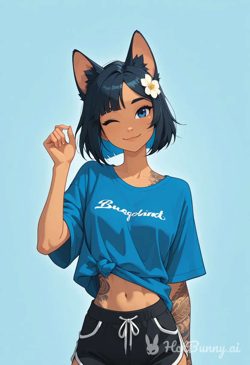 Cat Girl Ebony Ai Hentai