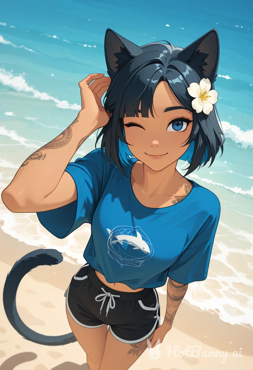 Cat Girl Ebony Ai Hentai