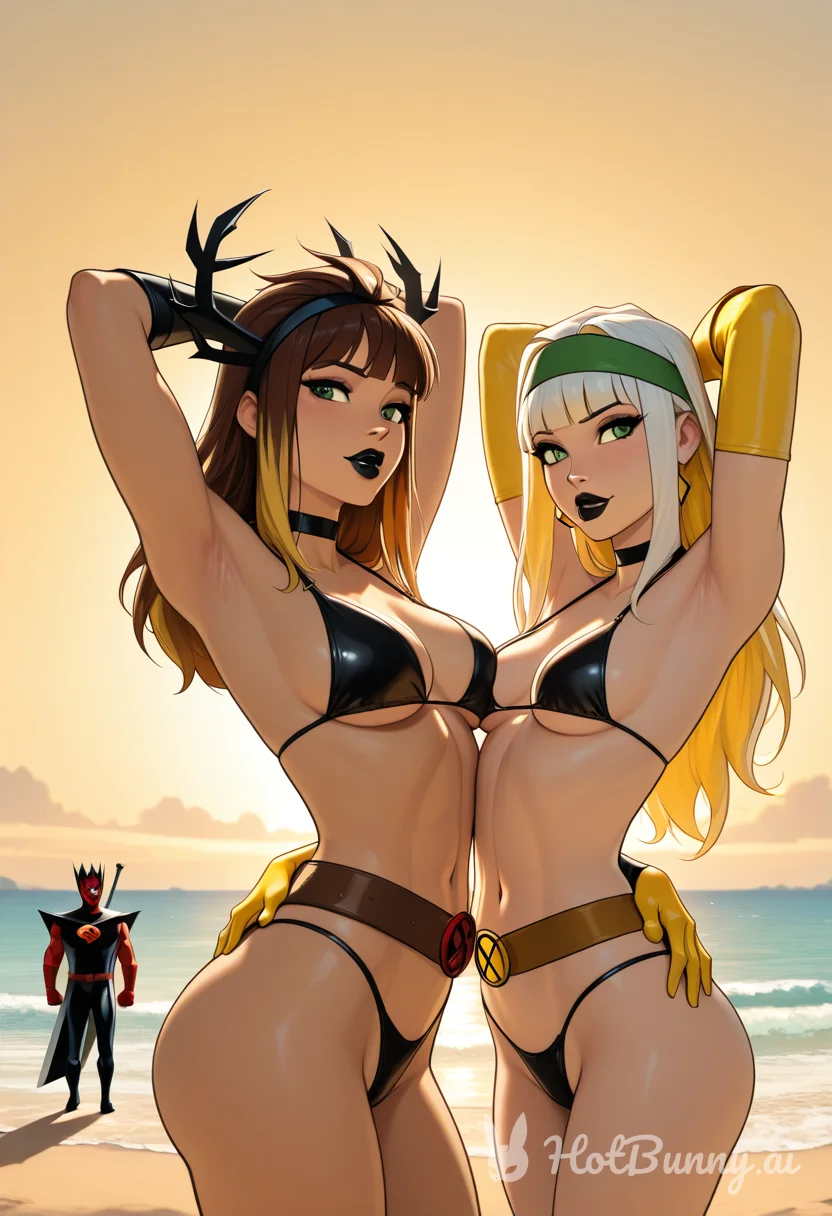 Swimsuit Blonde Ai Hentai
