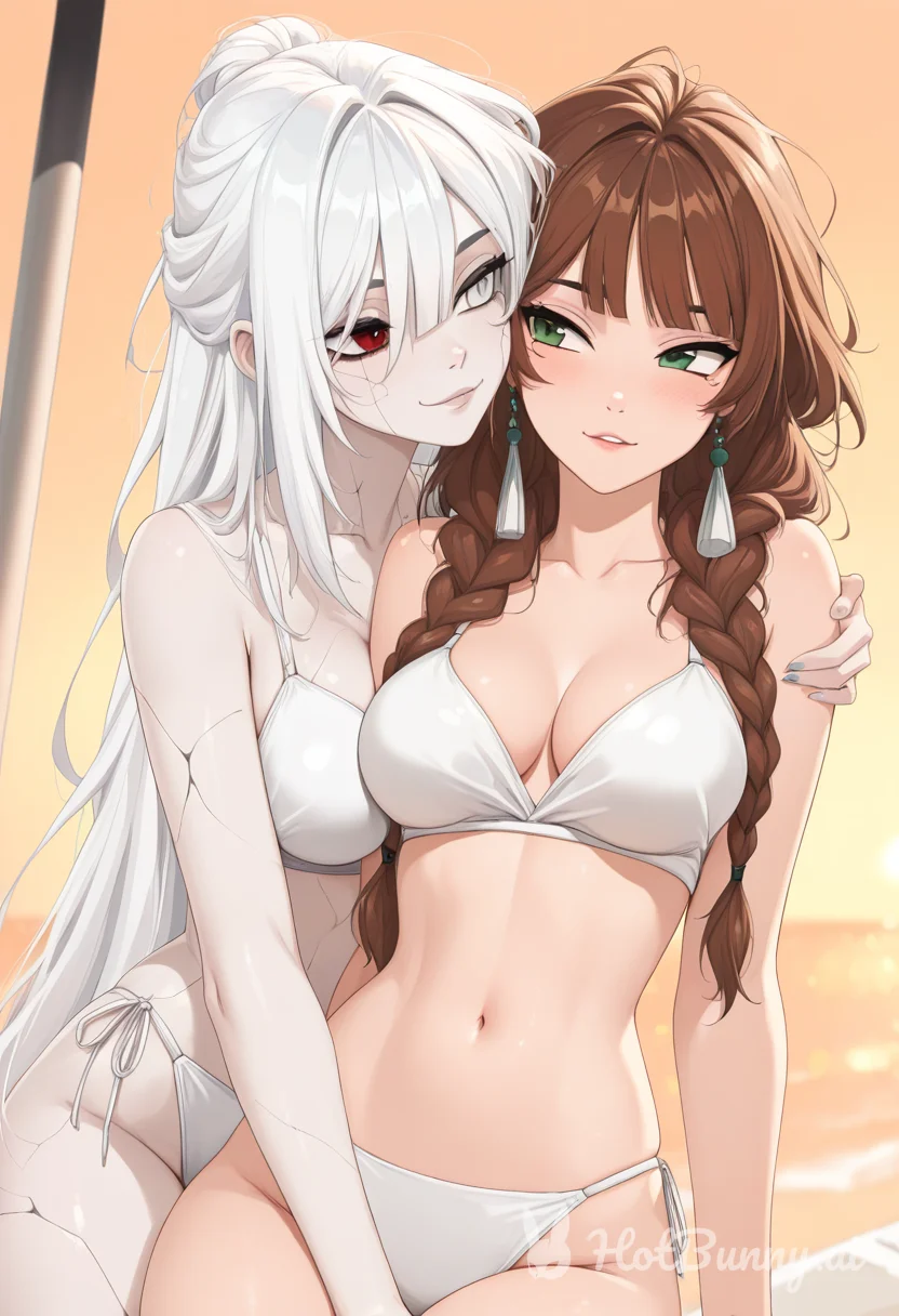 Lesbian Swimsuit Ai Hentai