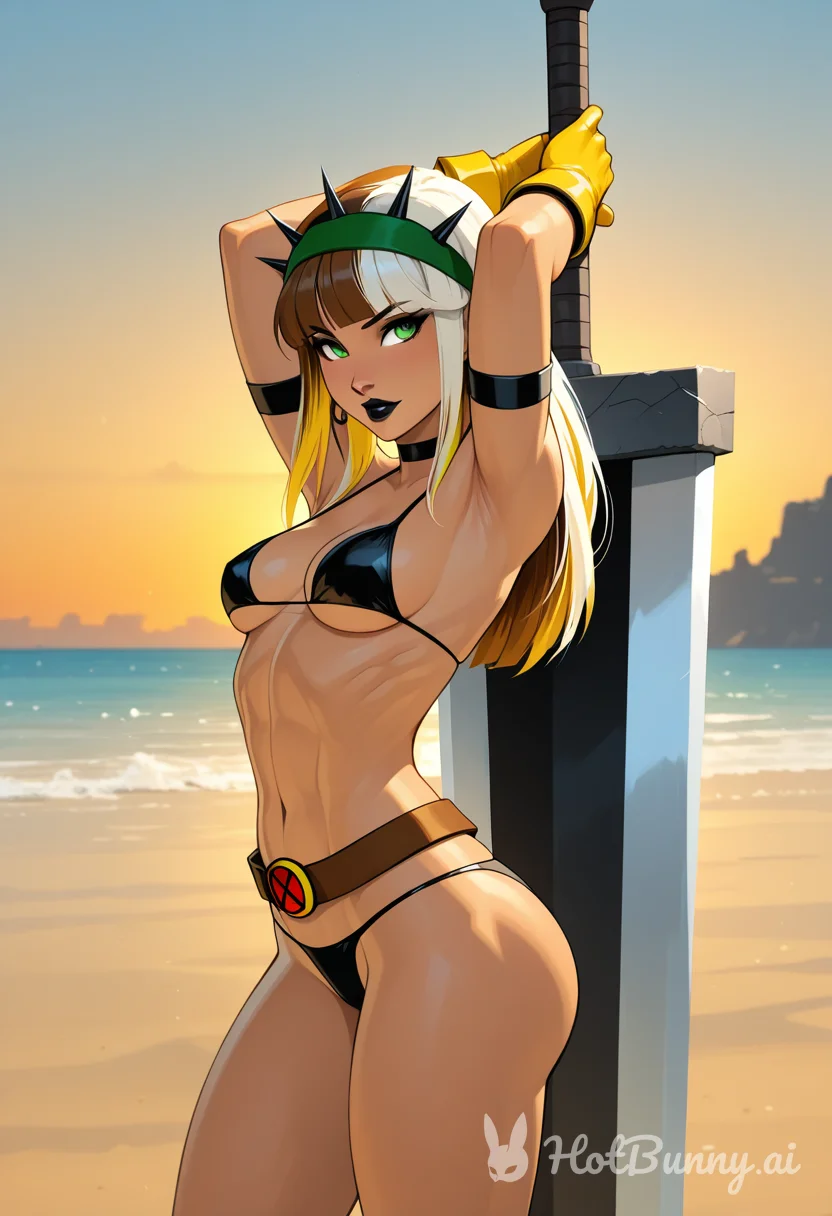 Swimsuit Blonde Ai Hentai