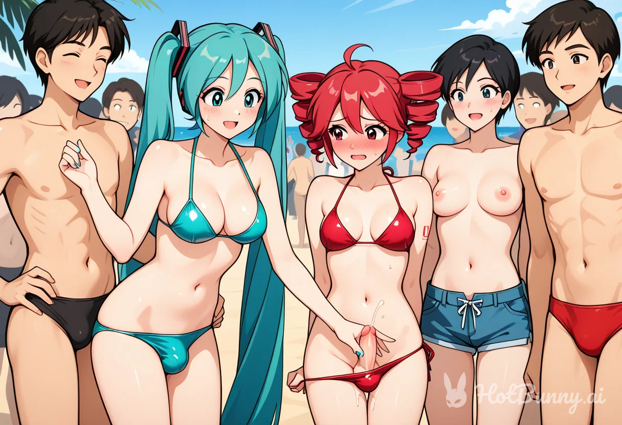 Miku helps Teto