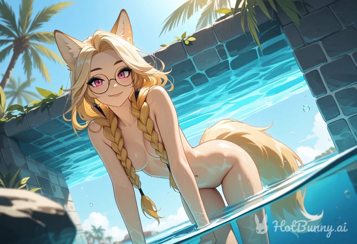 Fox Girl Blonde Ai Hentai