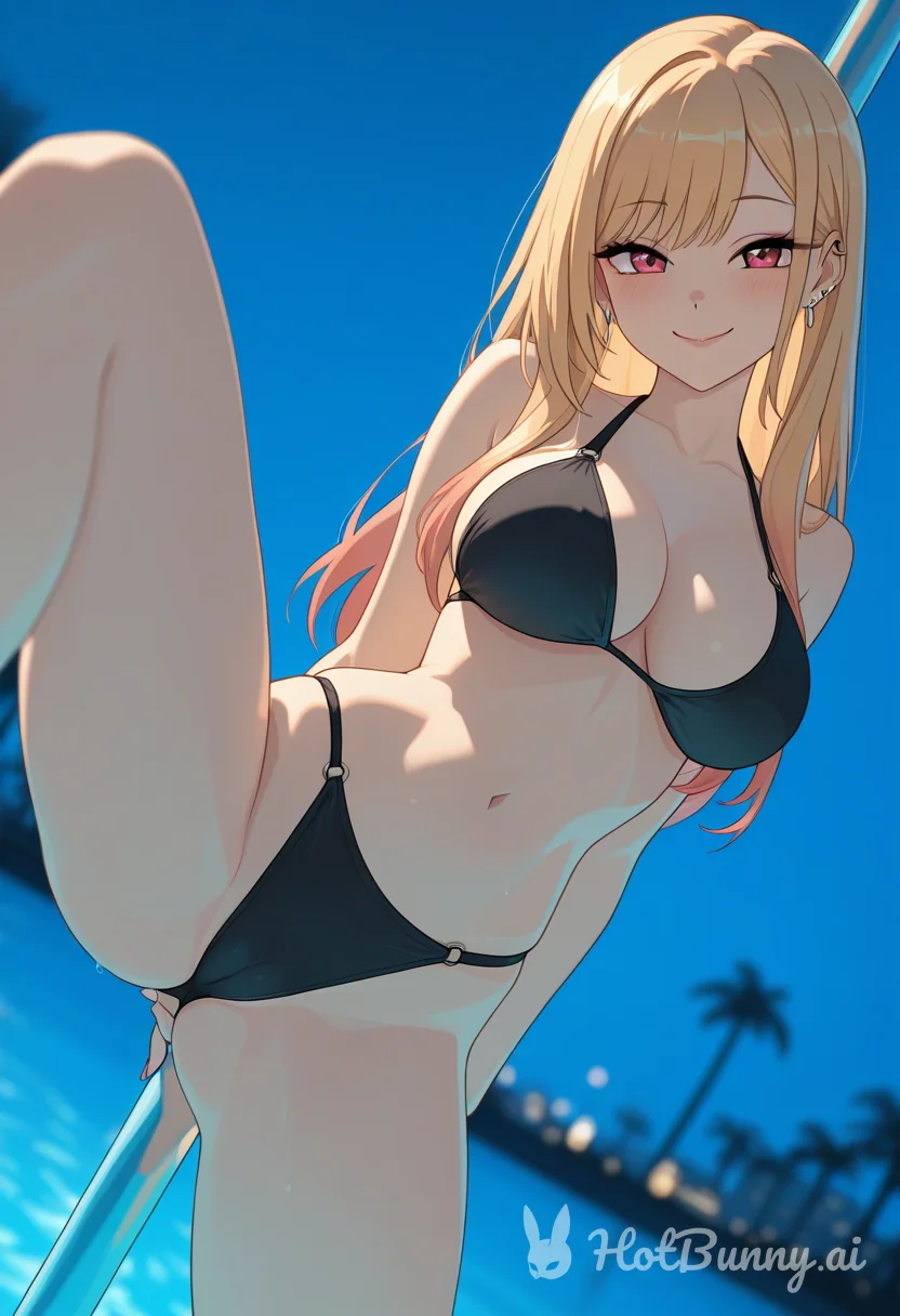 Swimsuit Blonde Ai Hentai