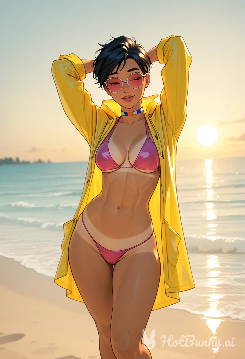 Ebony Swimsuit Ai Hentai