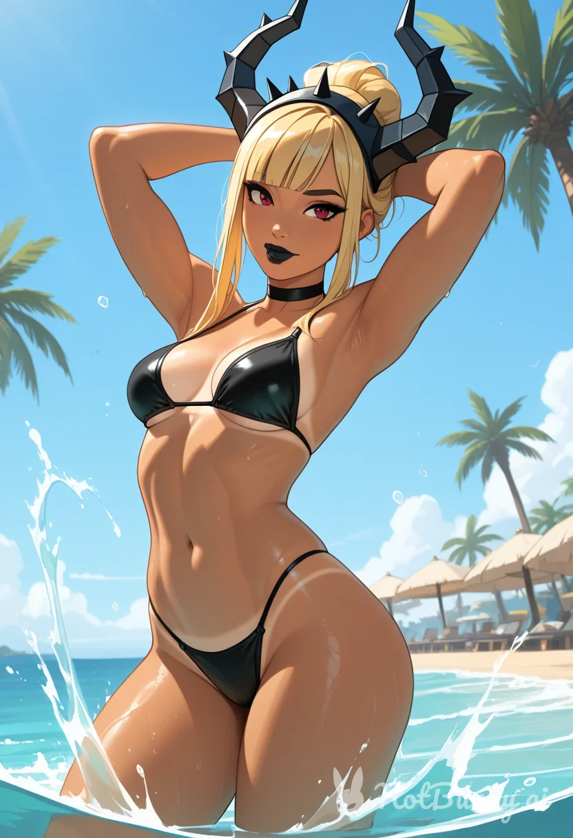 Swimsuit Blonde Ai Hentai