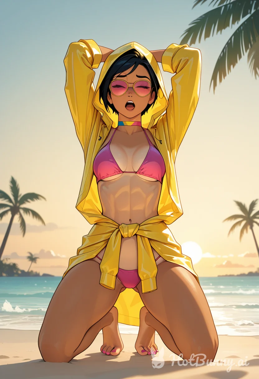 Ebony Swimsuit Ai Hentai