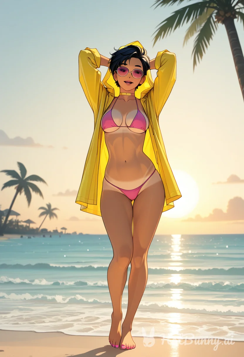 Ebony Swimsuit Ai Hentai