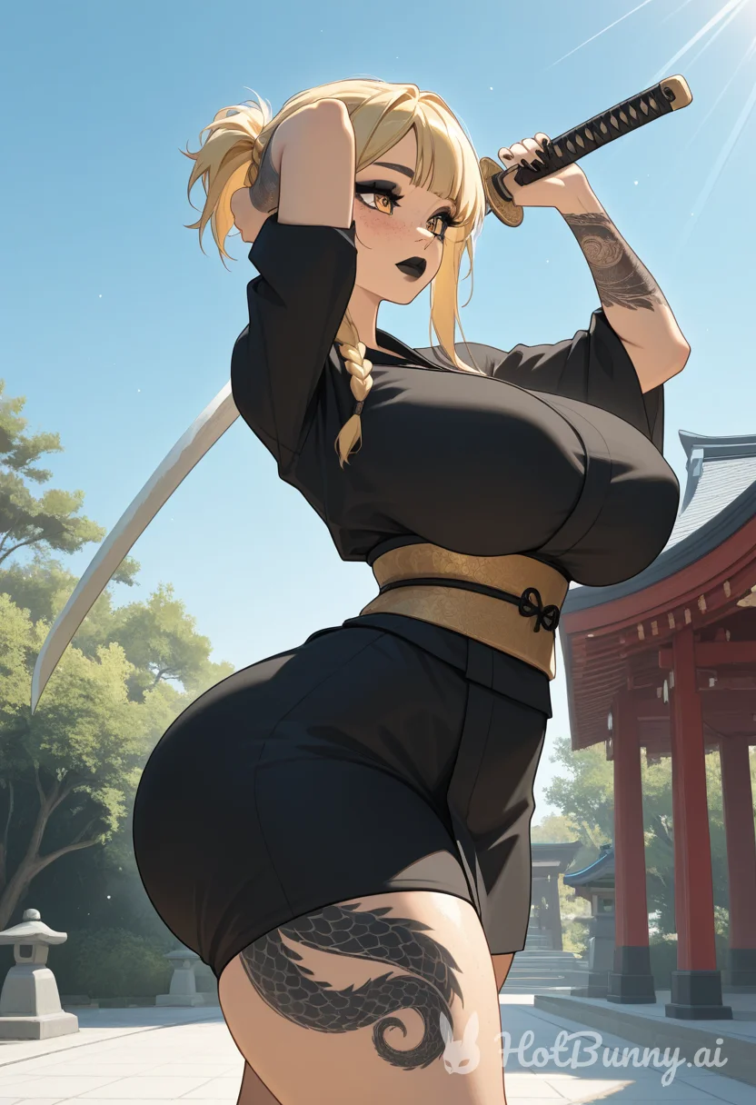 Huge Tits Blonde Ai Hentai