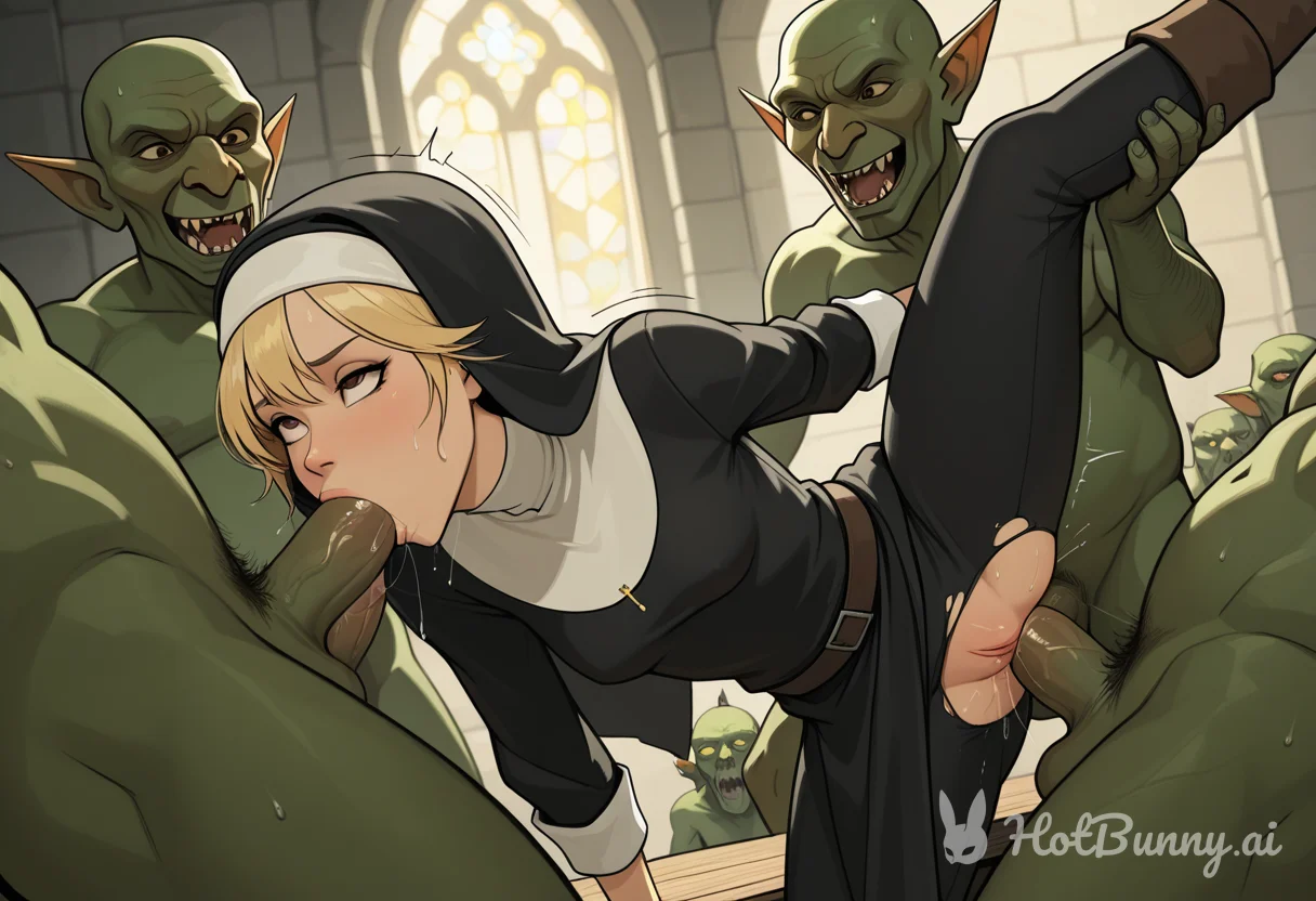 Goblin Blowjob Nun Ai Hentai