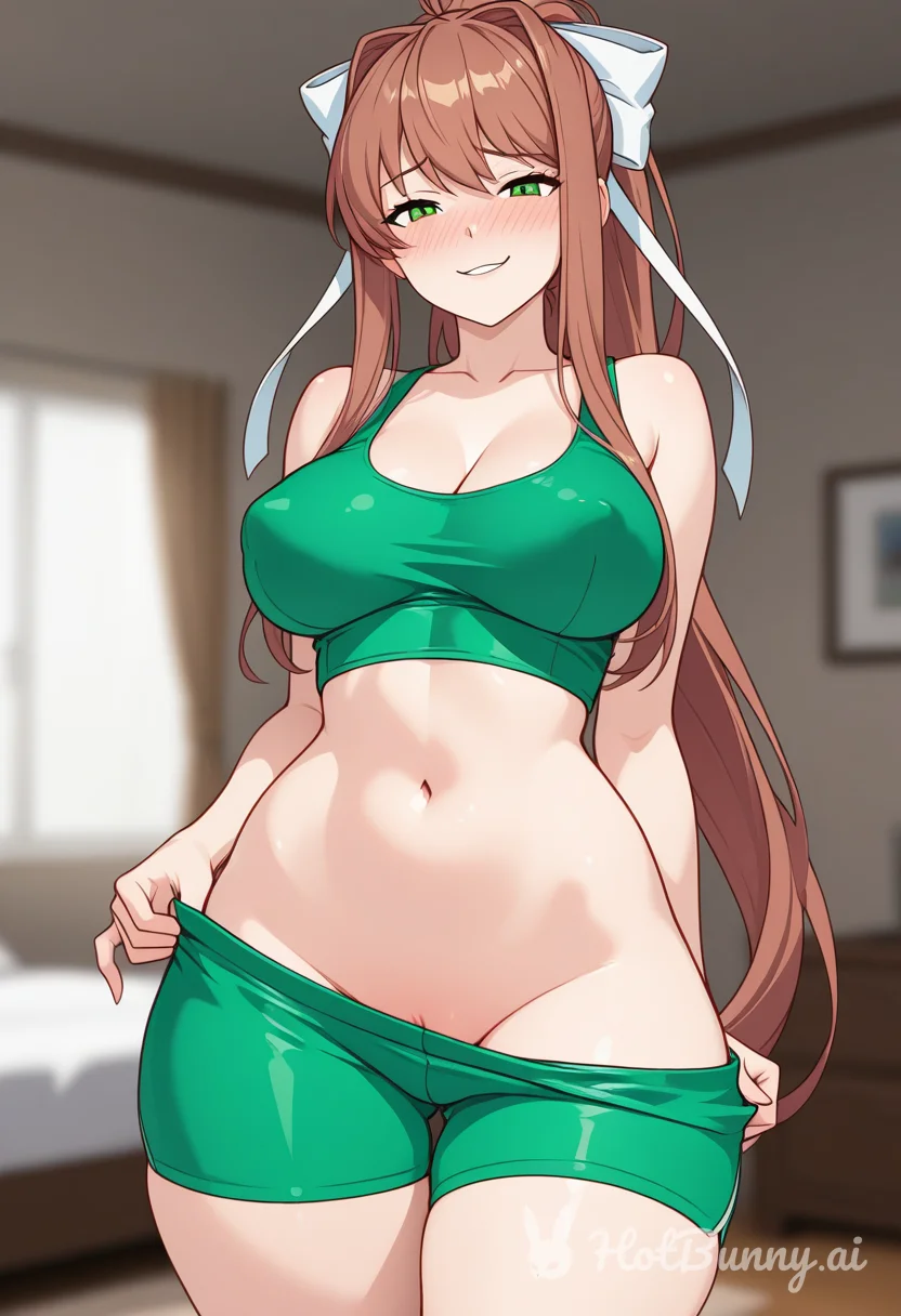 Monika in Green