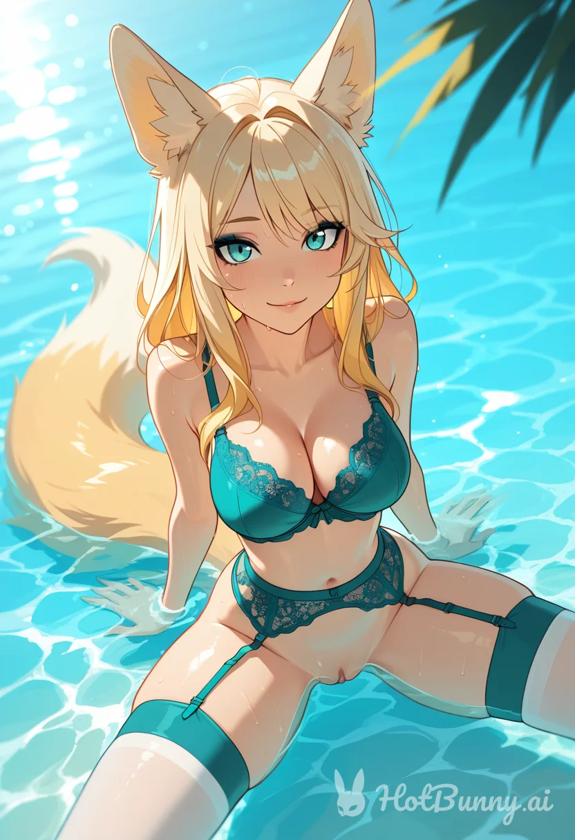 Warrior Of Light from Final Fantasy Fox Girl Ai Hentai