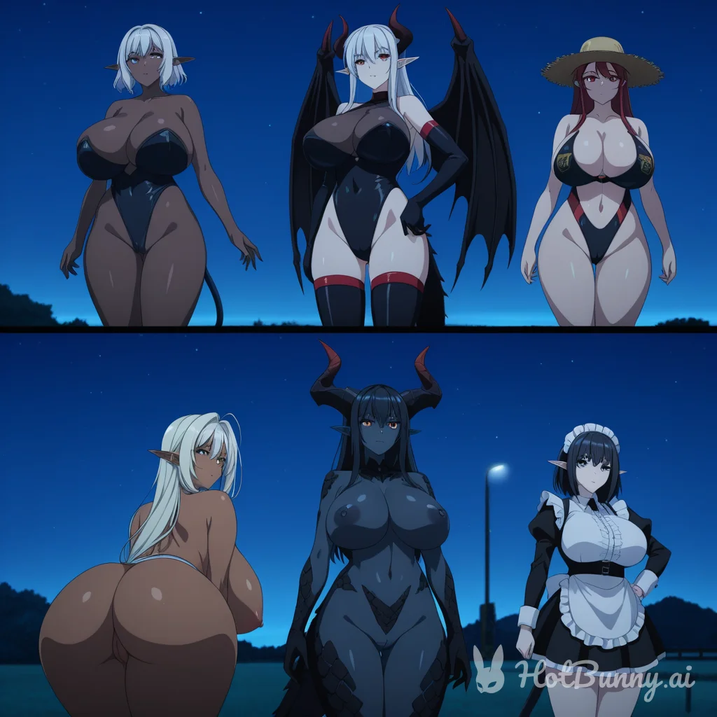Elf Maid Ebony Ai Hentai