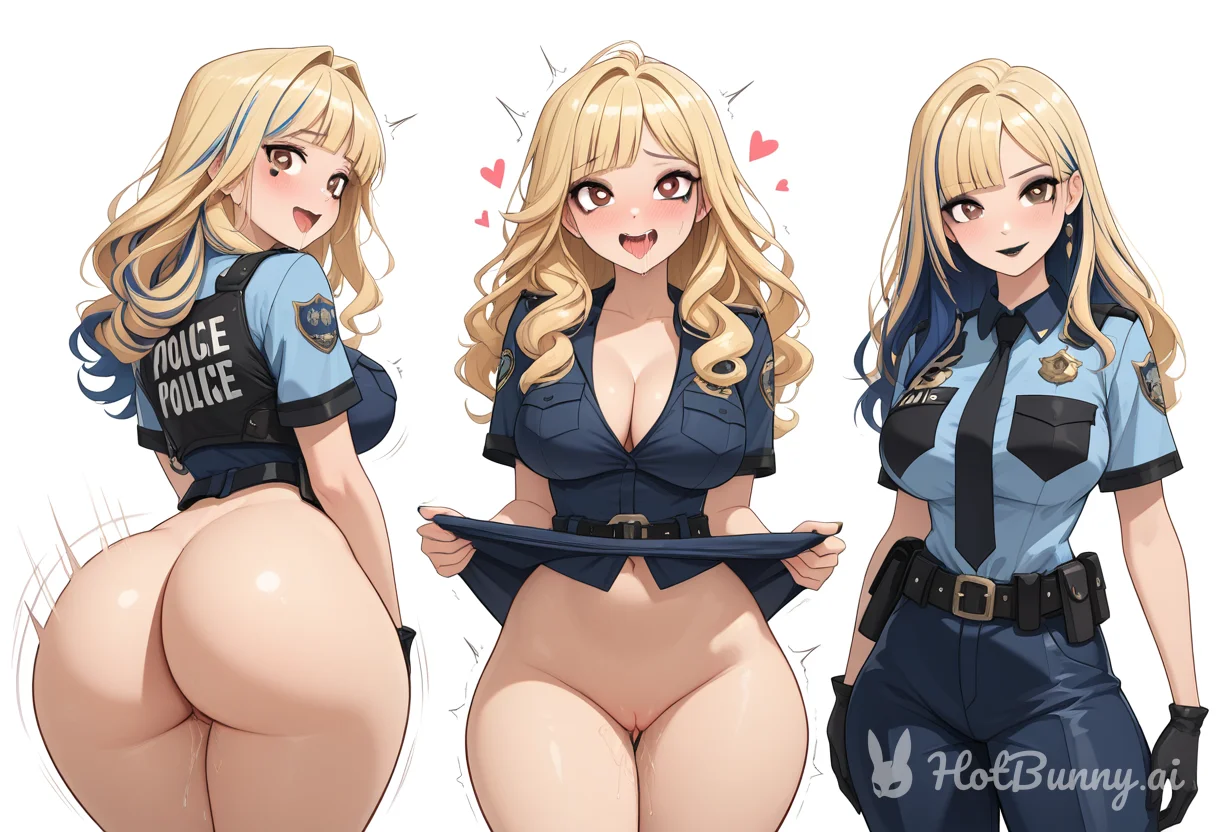 Vtuber Blonde Police Ai Hentai