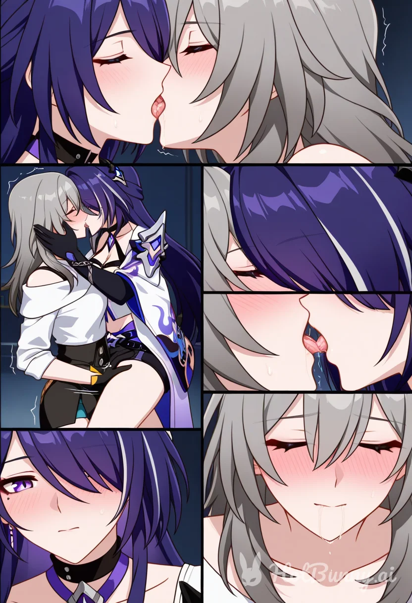Stelle and Trailblazer Lesbian Ai Hentai