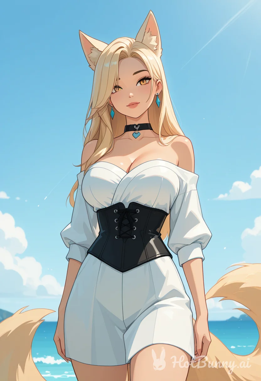 Fox Girl Blonde Ai Hentai