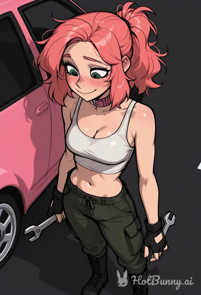 Sarah coming to fix my car