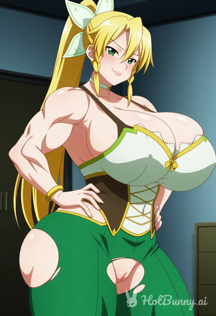 Muscle Girl Blonde Ai Hentai