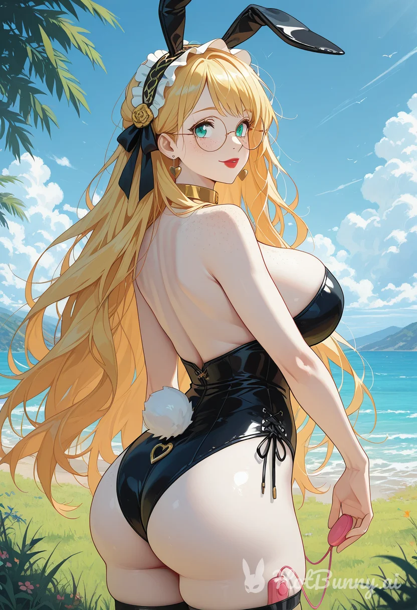 Vibrator Bunny Girl Blonde Ai Hentai
