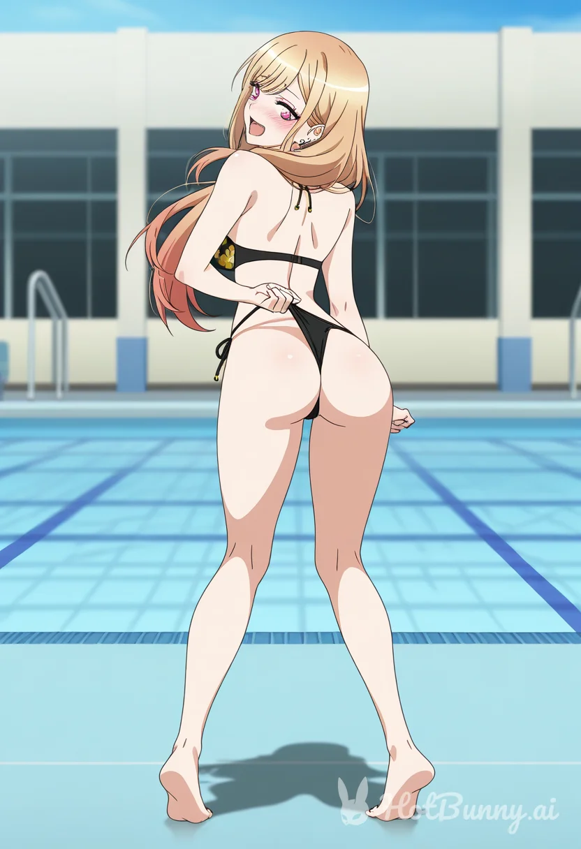 Swimsuit Blonde Ai Hentai