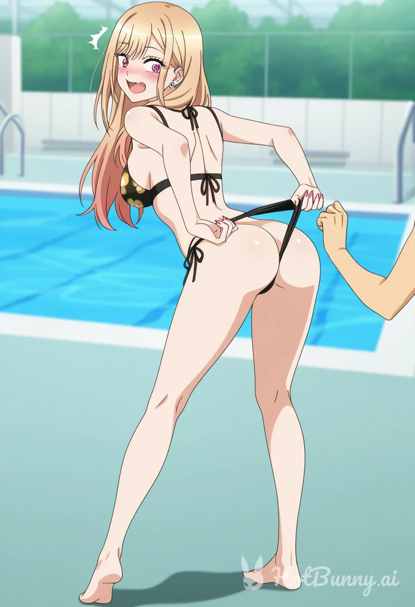 Swimsuit Blonde Ai Hentai