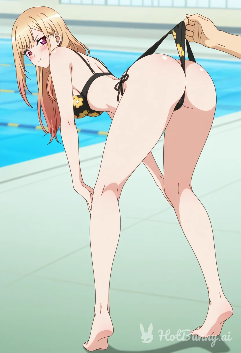 Swimsuit Blonde Ai Hentai